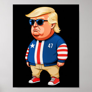 I'm Just A Chill Guys Trump Funny Chill Guy Meme  Poster