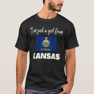 Im just a girl from Kansas State pride design for T-Shirt