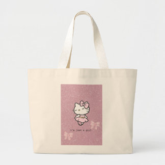 I'm just a girl tote bag