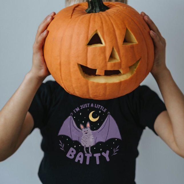 I'm Just A Little Batty Funny Halloween Bat Pun T-Shirt (I'm Just A Little Batty Funny Halloween Bat Pun T-Shirt)