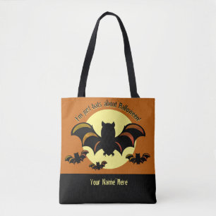 I'm Just Bats About Halloween Shoulder Bag