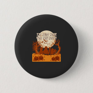 Im Just Here Boos Halloween Kids Silhouette Moon P 2 Inch Round Button