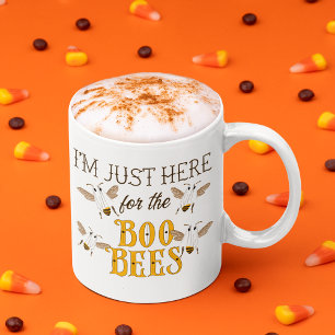I'm Just Here for the Boo Bees Funny Halloween Coffee Mug