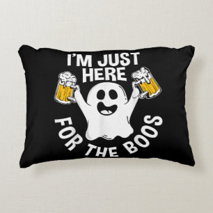 I'm Just Here For The Boos Accent Pillow