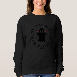 I'm Just Here For The Boos Beer Drinking Halloween Sweatshirt