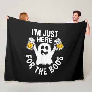 I'm Just Here For The Boos Fleece Blanket