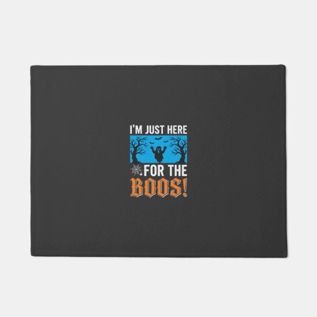 I'm Just Here For The Boos Halloween Design_1 Doormat (Front)