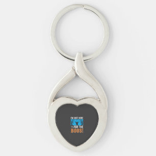 I'm Just Here For The Boos Halloween Design_1 Keychain