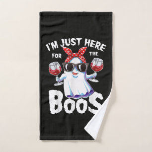 I'm Just Here for The Boos Halloween Hand Towel