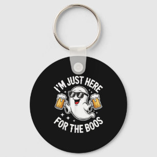 I'm Just Here For The Boos Shirt Men Women Ghost H Keychain