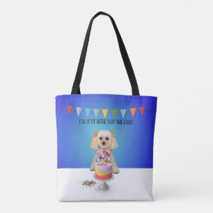 I'm Just Here For the Cake Tote Bag