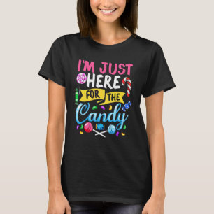 I'm Just Here for The Candy Halloween Candy Lollip T-Shirt