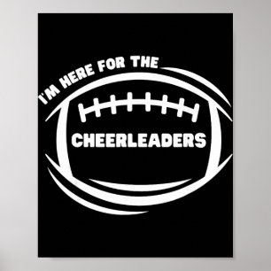 I'm Just Here For The Cheerleaders, Cheerleading M Poster