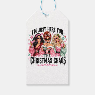I'm Just Here for the Christmas Chaos Gift Tags