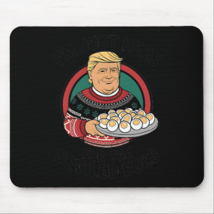 I'm Just Here For The Deviled Eggs Funny Thanksgiv Mouse Pad