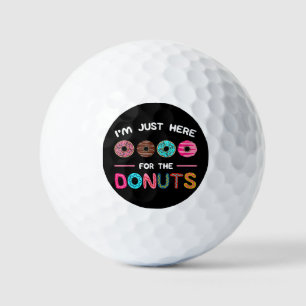 I'm Just Here for the Doughnuts Doughnut Dough Swe Golf Balls