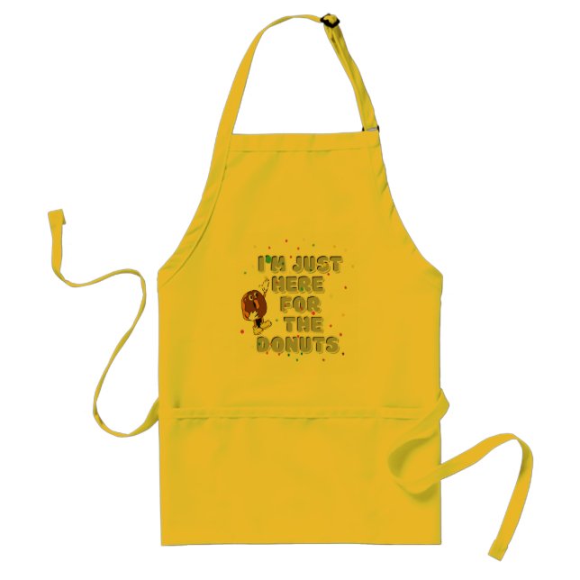 I'm Just Here For The Doughnuts Standard Apron (Front)
