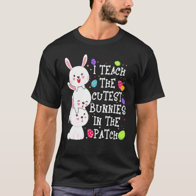 I'm Just Here For The Easter Eggs Hunting Happy Ea T-Shirt (Front)