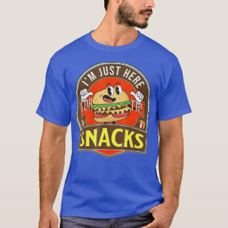 I'm Just Here For The Snacks Funny Fantasy Footbal T-Shirt