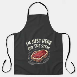 I'm Just Here for the Steak Beef Meat Lovers  Apron