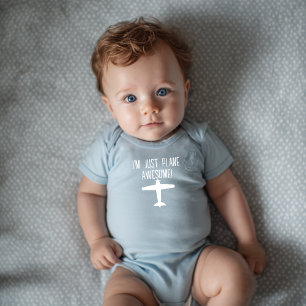 I'm just Plane Awesome,Funny,Aviation Baby Bodysuit