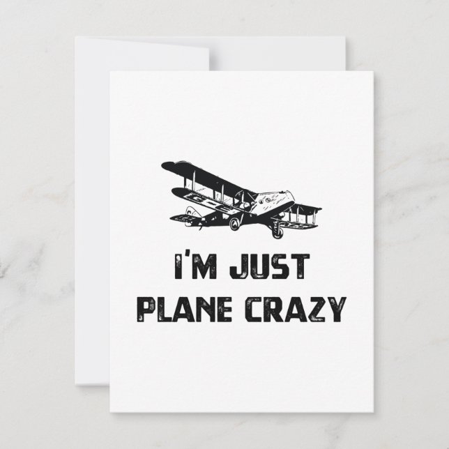 I'm Just Plane Crazy (Front)