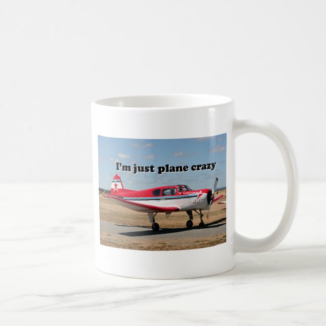 I'm just plane crazy: Yak aircraft Coffee Mug (Right)