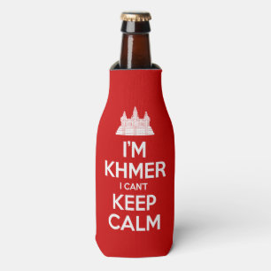 I'm Khmer I Can't Keep Calm Bottle Cooler