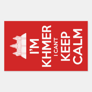 I'm Khmer I Can't Keep Calm Sticker