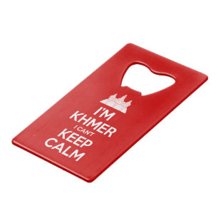 I'm Khmer I Can't Keep Calm Wallet Bottle Opener