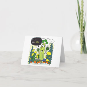 I'm Kind of a Big Dill - An Organic Garden Design Card