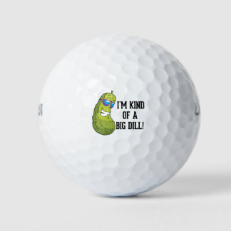 I'm kind of a big dill pun golf balls