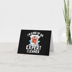 I'm Kind of An Expert Housekeeping Novelty Thank You Card