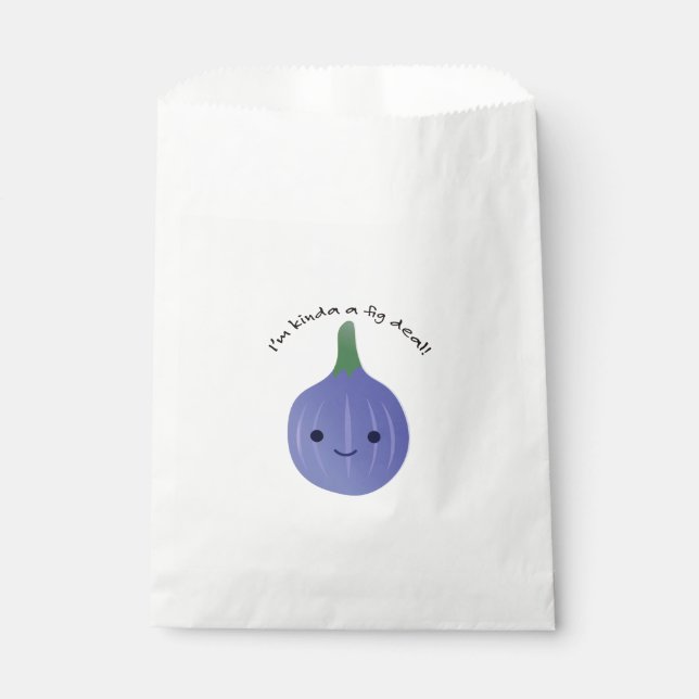 I'm Kinda a Fig Deal Favour Bag (Front)