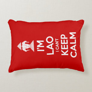I'm Lao I Can't Keep Calm Accent Pillow