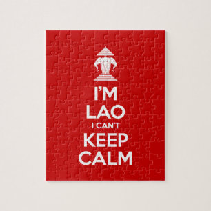 I'm Lao I Can't Keep Calm Jigsaw Puzzle