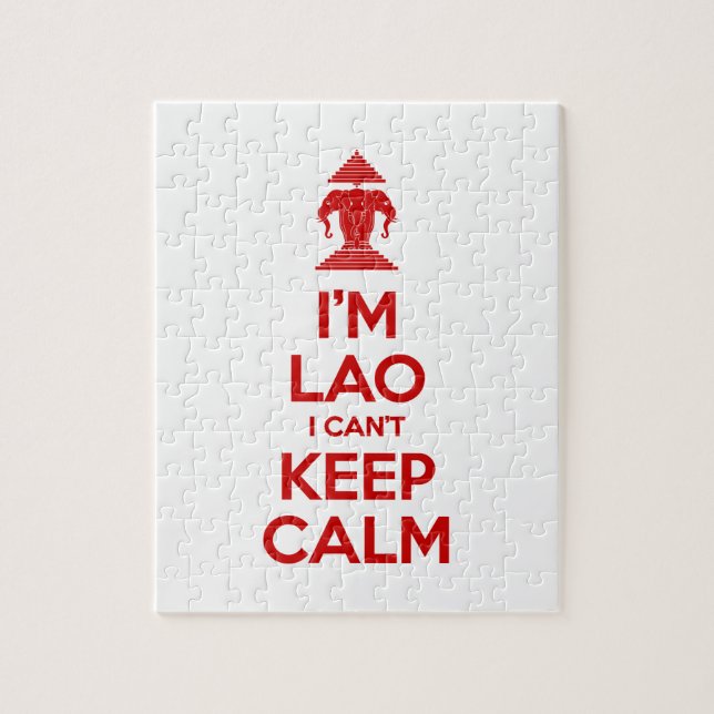 I'm Lao I Can't Keep Calm Jigsaw Puzzle (Vertical)