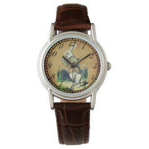 I'm Late! Alice in Wonderland White Rabbit Watch