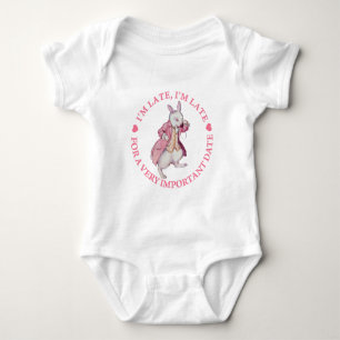 I'm Late, I'm Late, For a Very Important Date! Baby Bodysuit
