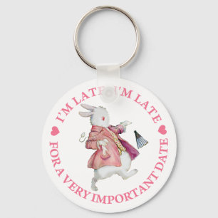 I'M LATE, I'M LATE KEYCHAIN