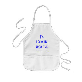 I'm learning from the best--my Dad Kids Apron