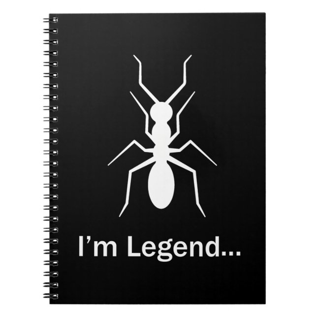 I'm legend ant notebook (Front)