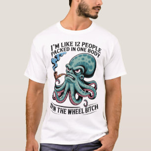 I'M Like 12 People Packed In One Body Spin  T-Shirt