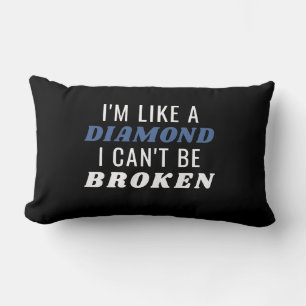 I'm Like A Diamond Lumbar Pillow