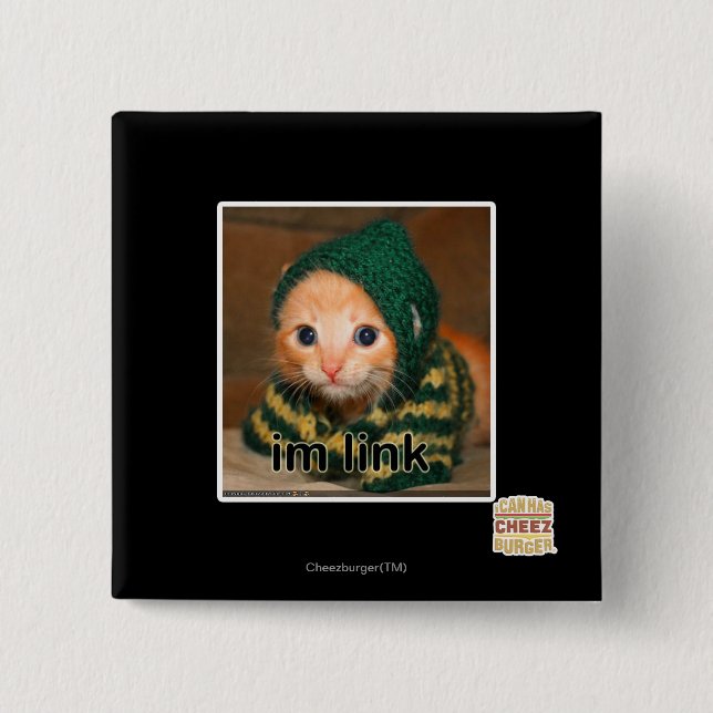 im link 2 inch square button (Front)