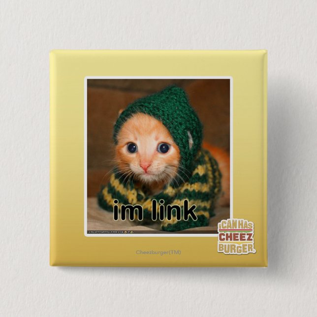 im link 2 inch square button (Front)