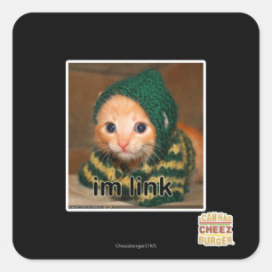 im link square sticker