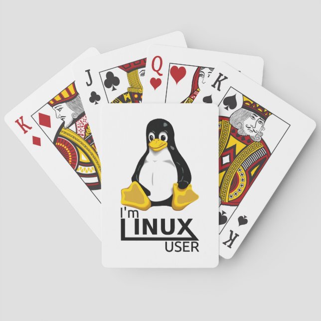I'm Linux User Playing Cards (Back)