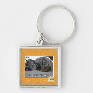 I'm listening keychain