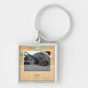 I'm listening keychain